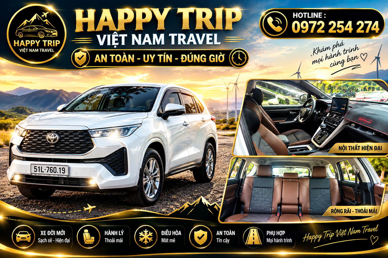 Thuê xe HCM đi Đà Lạt 7 chỗ